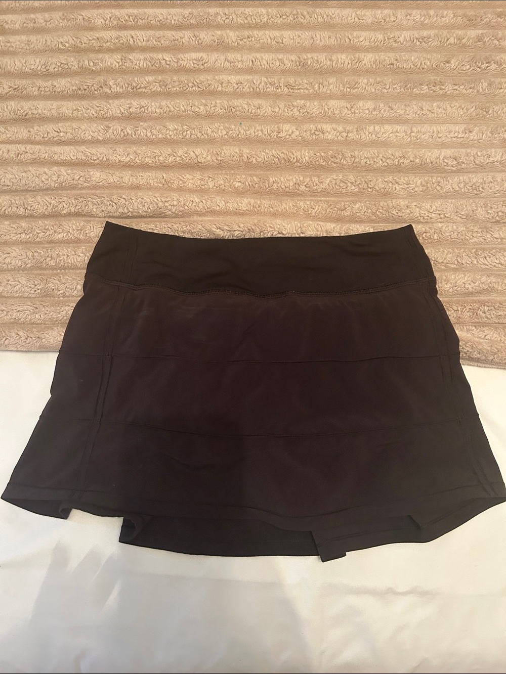 lululemon athletica Black Athletic Skort with Built-In Shorts